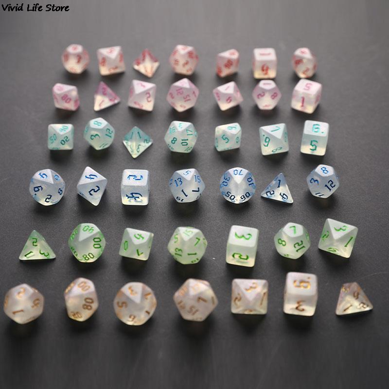 New 7PCS Dual Color Multi Face - огляд і ціна Board Game Dungeons And Dragons
