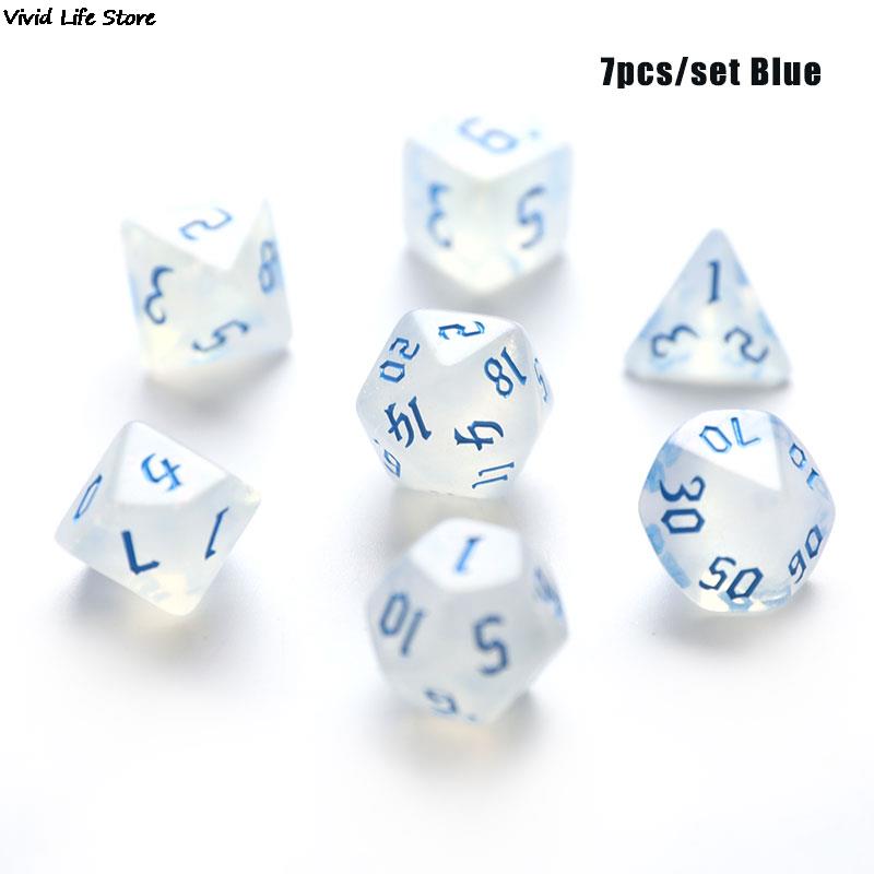 New 7PCS Dual Color Multi Face - огляд і ціна Board Game Dungeons And Dragons