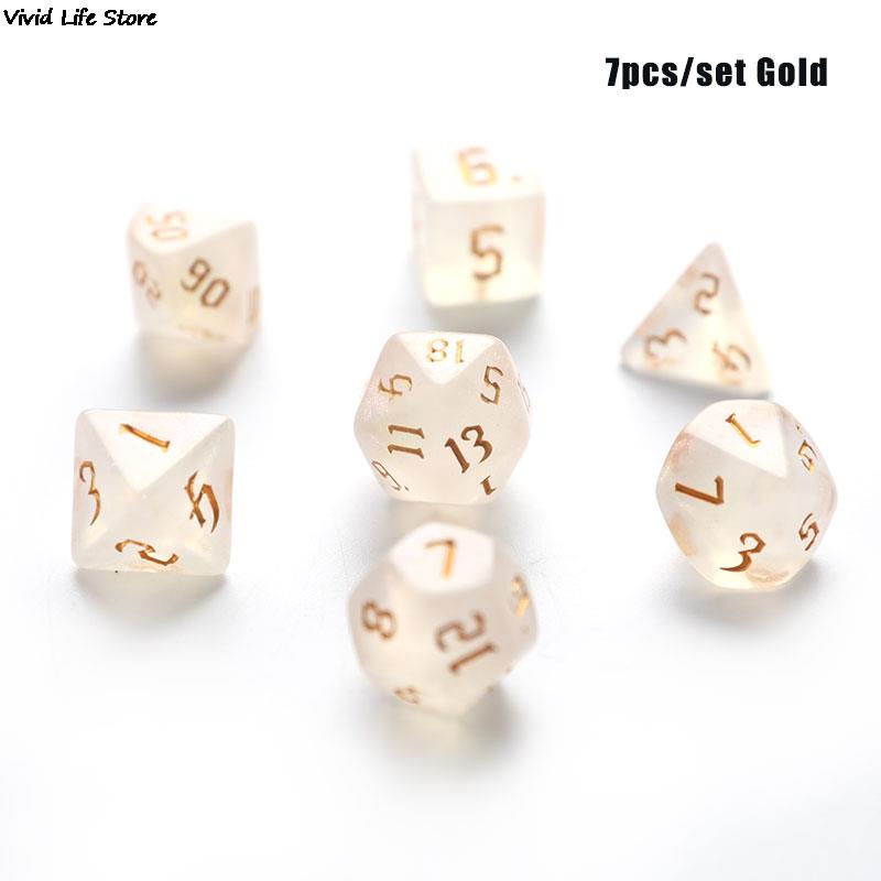 New 7PCS Dual Color Multi Face - огляд і ціна Board Game Dungeons And Dragons